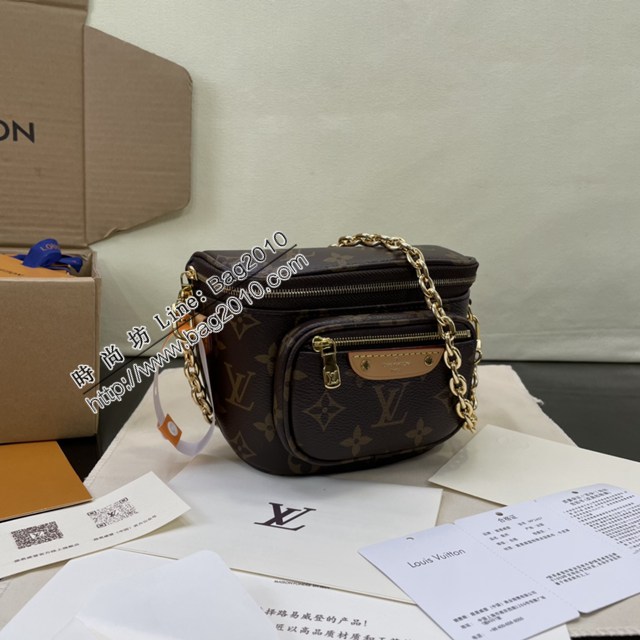 LV路易威登2023专柜新款免税版特级纯钢老花单肩斜挎包 M82335 ydh5263